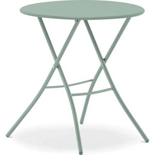 Fiam, Sirio cafébord 67 cm sage green stål