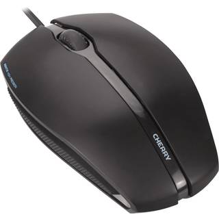 Cherry GENTIX Corded Optical Mouse - Mus - Optisk - 3 knapper - Sort