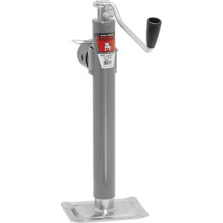 Bulldog 198200 Gray Universal 15 """" Topwind Travel Weld-on Swivel Trailer Jack med fodplade (7 000 lbs. L?ftekapacitet)