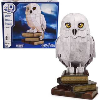 4D Build Harry Potter Hedwig 3D Puzzle Model Kit 118 PCS Harry Potter Gaver Desk indretning 3D Puslespil Julegaver til teenagere i alderen 12+