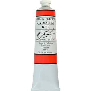 M. graham kunstner olie maling cadmium rød 5 oz rør