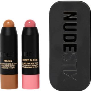 Nudestix - Pink Blush & Nude Bronze - Mini Cream Stick Kit - Nudies Pink Nude Blush 3pc Kit - For Women - Pink##Brun