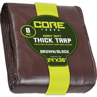 Kerne tarps Heavy Duty 8 Mil Tarp Cover Vandtæt UV -resistent Rip and Tear Proof Poly Tarpaulin med forstærkede kanter til tagcamping Patio Pool