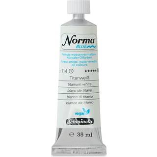 Norma BLUE Künstler-Ölfarbe - Titanweiß