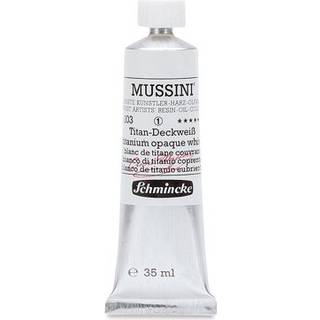 Schmincke Mussini - fineste kunstneres harpikoliefarver Titanium uigennemsigtig hvid - 35 ml
