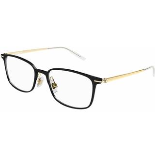 Montblanc MB0196OK Asian Fit 002 53 Briller Mænd Black - Matte Black - 53mm