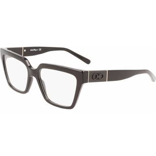 Ferragamo Kvinde SF2919 001 Optiske stel Plast Sort Firkantet