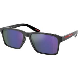 Prada Linea Rossa PS05YSF Asian Fit UFK05U 58 Solbriller Mænd Grå - Grey Rubber - 58mm