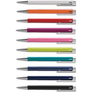 Lamy White Logo M Ballpoint Pen med sort blæk (L204MWE)