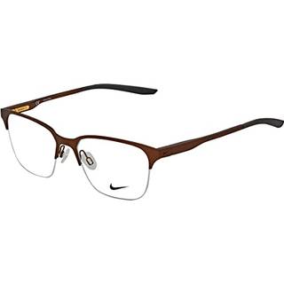 Nike Mand NIKE 8049 7 Optiske stel Metal Brun Geometrisk