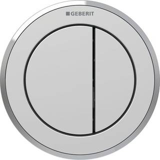 Geberit Fjernbetj. type 01 pnu dob.skyl mat krom