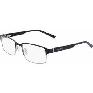 Nautica N7329 005 53 Briller Mænd Black - Black On Silver - 53mm