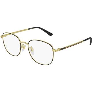 Gucci GG0838OK Asian Fit 001 52 Briller Mænd Guld - Gold Black - 52mm