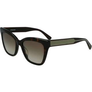 LONGCHAMP Kvinde LO699S 240 Solbriller Plast Skildpadde Brun Sommerfugl Skygge
