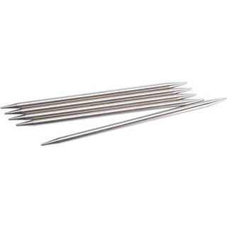 Chiaogoo Double Point Rustfrit strikning nåle 6 """" 5/pkg-størrelse 1,5/2,5 mm