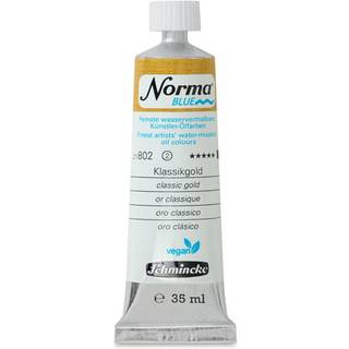 Schmincke Norma Blue vandopløselig oljemaling 35 ml Classic gold 21802