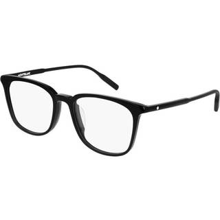Montblanc MB0089OK Asian Fit 001 52 Briller Mænd Black - Shiny Black - 52mm