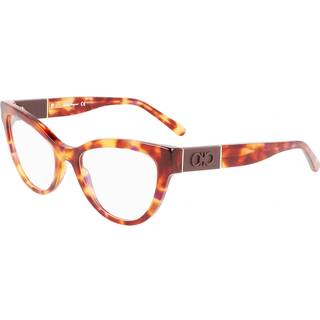 Ferragamo Kvinde SF2920 604 Optiske stel Plast Skildpadde-rød Cat Eye