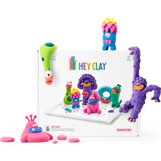 Fat Brain Toys Hey Clay Monsters - Clay Kit med interaktiv app Kids & Tweens