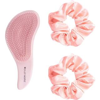 Brushworks Detangling Brush and Scrunchie Set