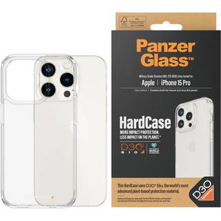 iPhone 15 Pro Bagside Cover PanzerGlass D3O Bio HardCase - Gennemsigtig