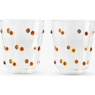 Polspotten Nob Drinks 2-pak farvet - Tumblers Glas Rav - 140-230-147