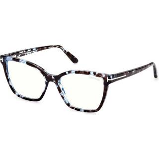 TOM FORD Kvinde FT5812-B 55 Optiske stel Acetat Havana Sommerfugl Normal