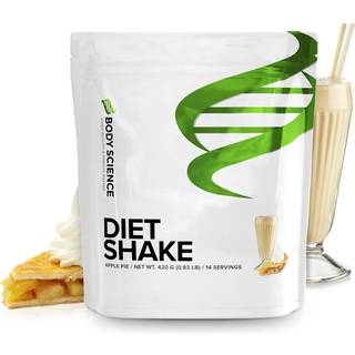 2 x BODY SCIENCE Diet Shake - Måltidserstatning æbletærte