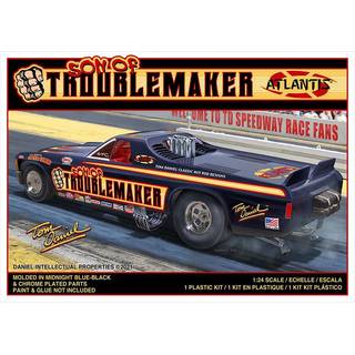 S?n af problemer med maker El Camino Funny Car Plastic Model Kit Tom Daniel
