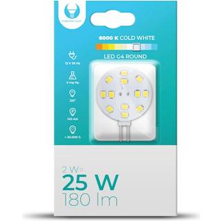 Forever LED-lampe G4 2W 12V 6000K 180lm