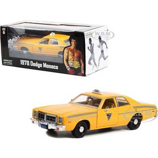 1978 Dodge Monaco Taxi """" City Cab Co. """" Yellow """" Rocky III """" (1982) Film 1/24 Diecast Model Car af Greenlight