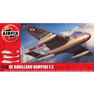 Airfix, de Havilland Vampire F.3, 1:48 [Levering: 1-2 dage]