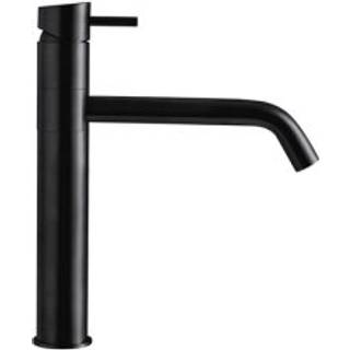 QTOO d line Circle Køkkenarmatur PVD svingtud Ø22 200mm, børstet charcoal