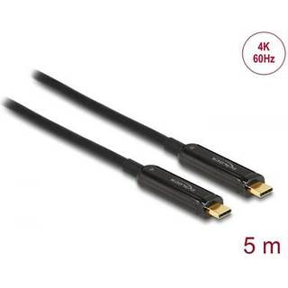 Delock Aktivt Optisk USB-C Video kabel - 4K/60Hz - 5 m