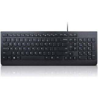 Lenovo Essential - keyboard - 3-zone layout low profile keycaps full size - Lithuanian - black Input Device - Tastatur - Litauisk - Sort