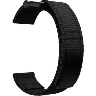 Urrem 22 mm til Garmin Fenix 5/6/7 Forerunner Approach Nylon Sort
