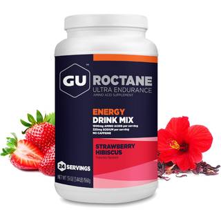 Power- og energidrikke GU Roctane Energy Drink Mix 1560 g Strawberry Hibiscus 124746 Størrelse OS