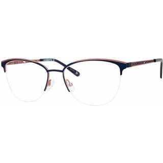 Liz Claiborne L 673 E8W 55 Briller Kvinder Blue - Navy Blue On Rose Gold - 55mm