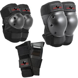 Eight Ball Skate Beskyttelsessæt Børn 3-pak - Black, Black / M/L