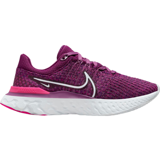Nike React Infinity Run Flyknit 3 Neutral Running Shoe Women - Pink, Red, Size 4 - pink