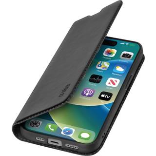 SBS iPhone 15 wallet - sort (På lager i varehus)