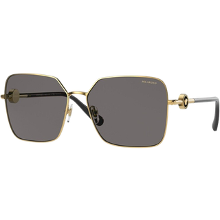 Versace VE2227 Polarized 100281 59 Solbriller Kvinder Guld - Gold - 59mm