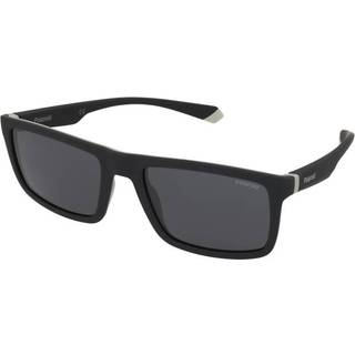Polaroid PLD 2134/S 08A/M9 56 Solbriller Mænd Black - Black Grey - 56mm