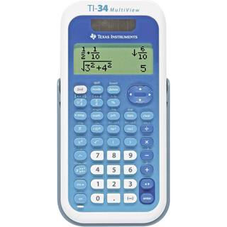 Texas Instruments TI -34 Multiview Scientific Calculator - Blue/White