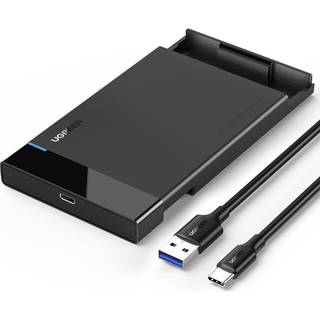 UGREEN harddiskkabinet 2,5" SATA 6TB USB-C - Sort