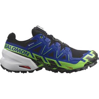 Salomon Unisex Spikecross 6 GORE-TEX Black/Surf The Web/Green Gecko, 48