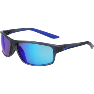 Nike Unisex NIKE RABID 22 M DV2153 021 Solbriller Bio-injekt Grå Blå Firkantet Normal Spejl