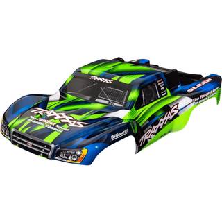 Traxxas 5851G Body Slash 2WD/4x4 Green & Blue Painted