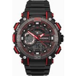 Sekonda 30166 Malvern Duo Display Black Strap Watch - W31347