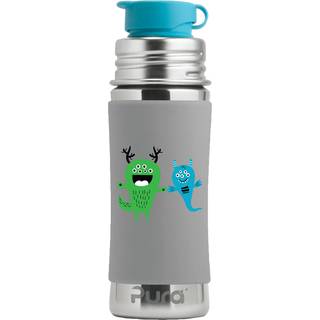 Pura® - Big Mouth SPORTSflaske Grey Cartoon 325ml